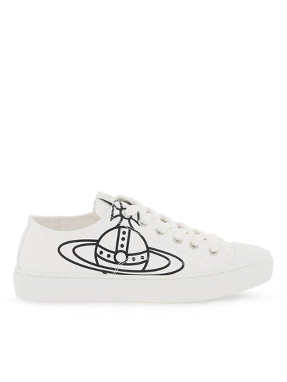 ORB Logo Low Top Sneakers White - VIVIENNE WESTWOOD - BALAAN 2