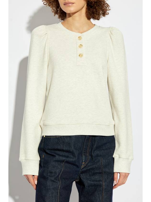 Ulla Johnson Sweatshirt Hudson, Women's, Cream - ULLA JOHNSON - BALAAN 3