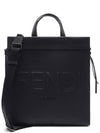 Go To Shopper Medium Tote Back Black - FENDI - BALAAN 3