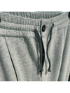 Drawstring Terry Track Pants Grey - BRUNELLO CUCINELLI - BALAAN 5