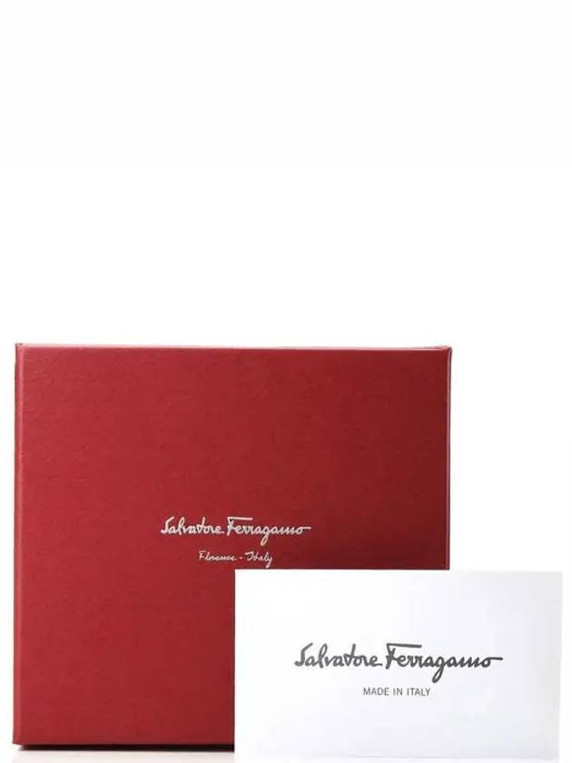 Gancini Compact Half Wallet Red - SALVATORE FERRAGAMO - BALAAN 7