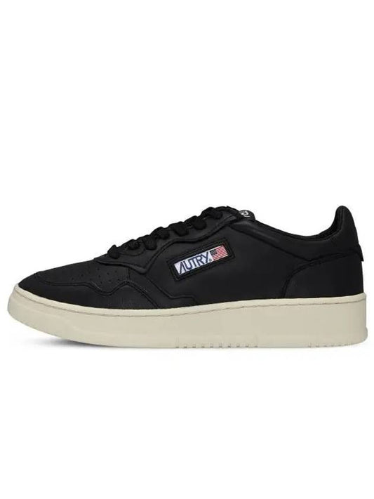 Medalist Low Top Sneaker in Super-Soft Black Nappa - AUTRY - BALAAN 2