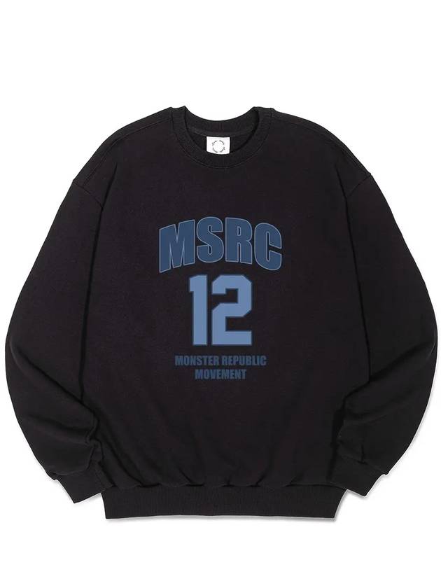 Twelve Indigo Blue Sweatshirt Black - MONSTER REPUBLIC - BALAAN 2