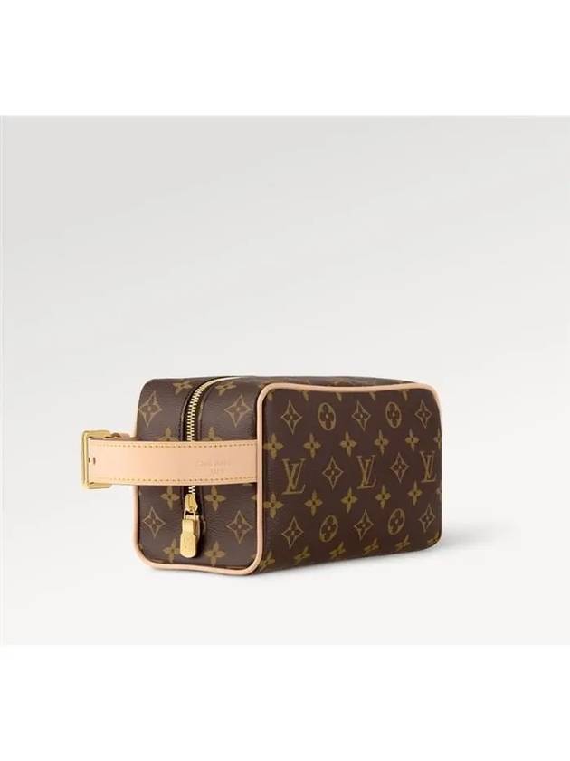 Locker Dopp Kit Monogram Pouch Bag Brown - LOUIS VUITTON - BALAAN 3