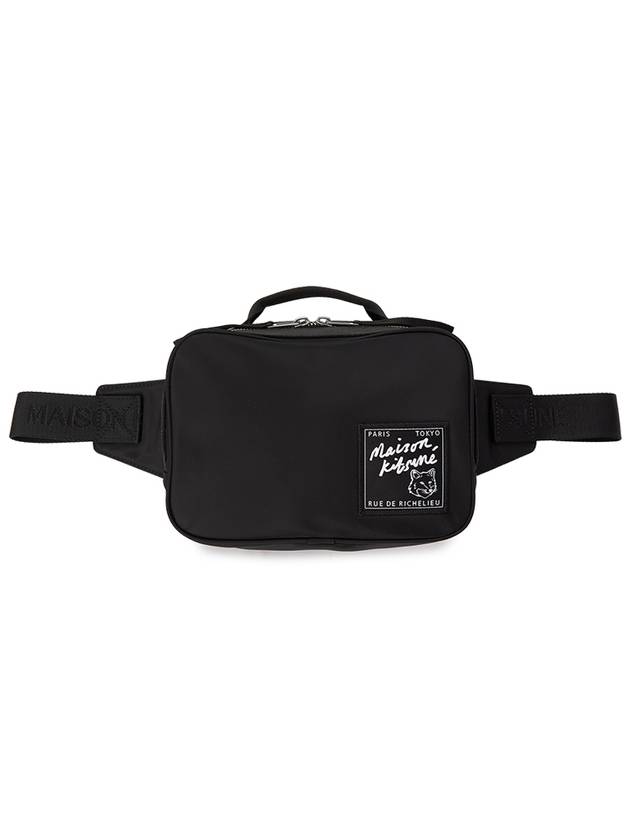 Traveler Belt Bag Black - MAISON KITSUNE - BALAAN 2