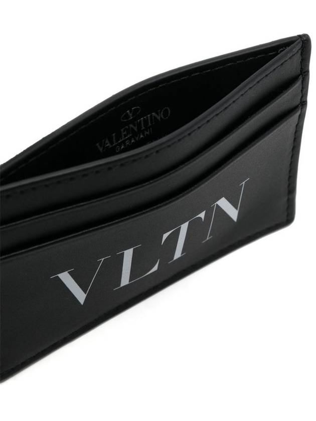 VLTN Logo Card Wallet Black - VALENTINO - BALAAN 4