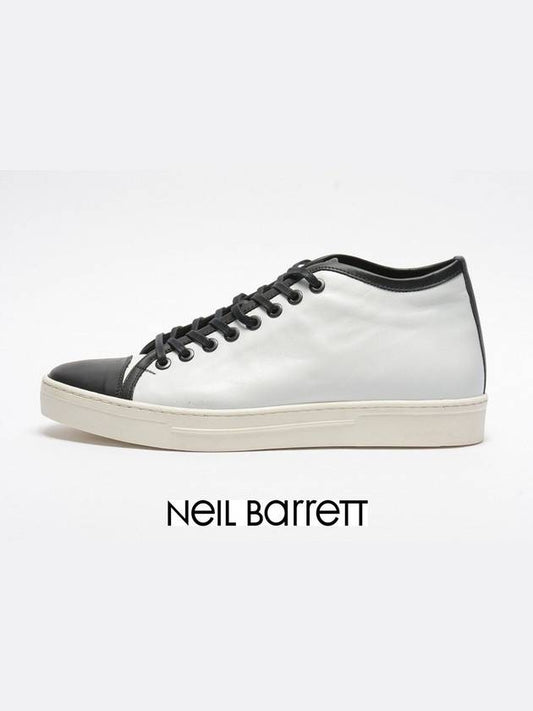 leather high top sneakers - NEIL BARRETT - BALAAN 1
