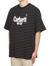 Orlean Spree Short Sleeve T Shirt Black - CARHARTT WIP - BALAAN 3