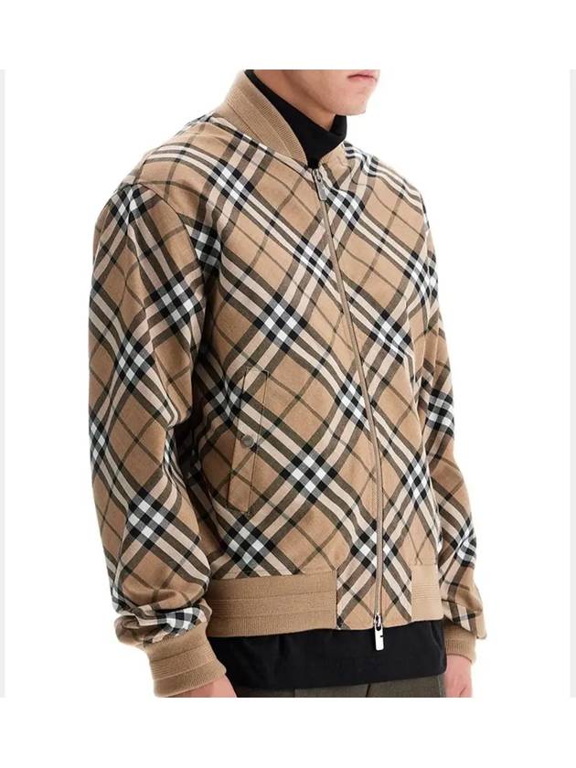 Vintage check zip up bomber jacket 8092963 - BURBERRY - BALAAN 4