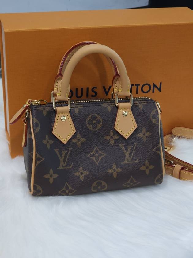 Nano Speedy Monogram Tote Bag Brown - LOUIS VUITTON - BALAAN 2