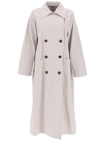 24 ss double-breasted trench coat WITH shiny cuff detail MH5739795 C9593 B0230995261 - BRUNELLO CUCINELLI - BALAAN 1