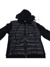 Women's Knit Mix Padded Jacket Black - MONCLER - BALAAN 5