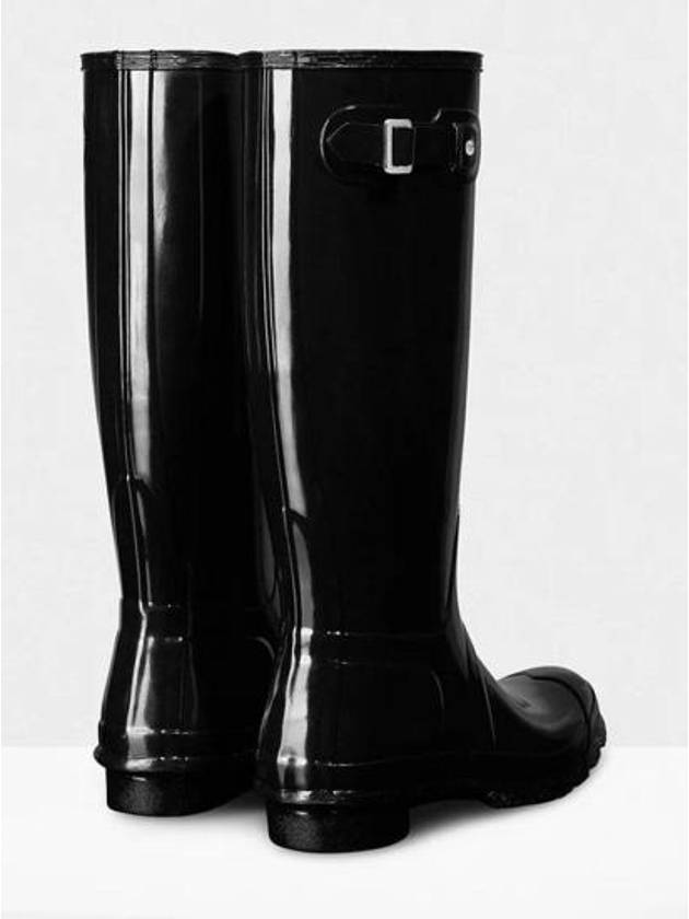 Original Tall Gloss Rain Boots Black - HUNTER - BALAAN 4