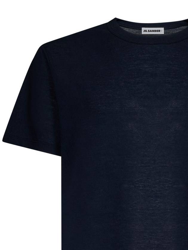 Crew Neck Slim Fit T-Shirt J47GC0012J45031 - JIL SANDER - BALAAN 4