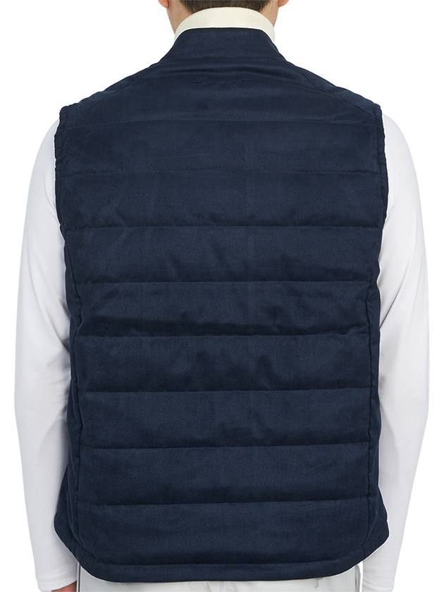 Signed Suede Vest Navy - HORN GARMENT - BALAAN 6