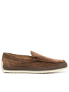 Men's Suede Slip-ons Loafers Brown - TOD'S - BALAAN 2