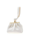 Goji Leather Pouch Bag White - JIL SANDER - BALAAN 1