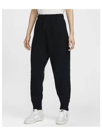 Sportswear Phoenix Cozy Boucle High Waist Oversized Knit Pants W Black FZ1704 010 - NIKE - BALAAN 1