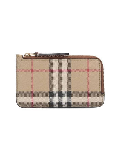 Check Card Wallet Archive Beige - BURBERRY - BALAAN 2