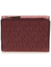 Jet Set Two-Tone Signature Logo Tri-Fold Half Wallet - MICHAEL KORS - BALAAN 4