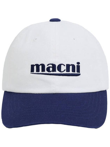 SIGNATURE LOGO MIX BALL CAP NAVY - MACNI - BALAAN 1