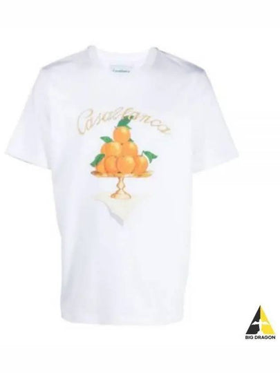 Do Not Disturb Printing Short Sleeve T Shirt White MF22JTS00109 - CASABLANCA - BALAAN 2