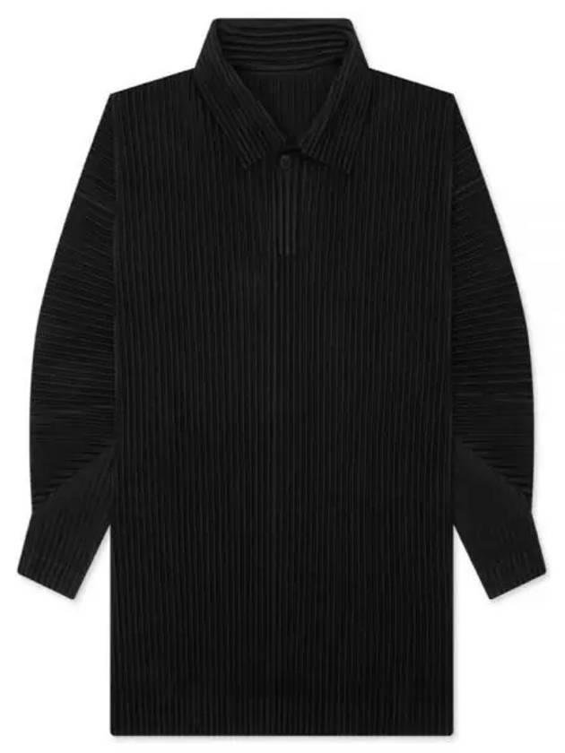 MC January Polo Shirt Black - ISSEY MIYAKE - BALAAN 2