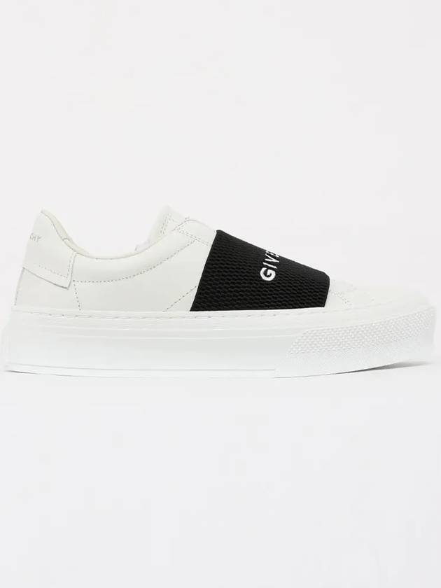 City Banding Logo Low Top Sneakers White - GIVENCHY - BALAAN 4