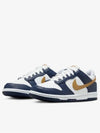 Dunk GS Low Top Sneakers White Navy - NIKE - BALAAN 6