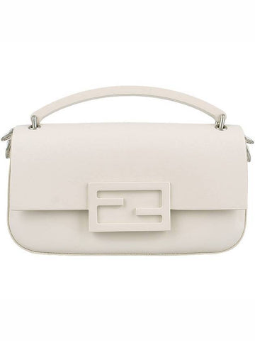 Baguette Phone Pouch Cross Bag White - FENDI - BALAAN 1