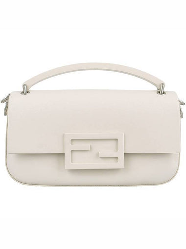 Baguette Phone Pouch Cross Bag White - FENDI - BALAAN 1