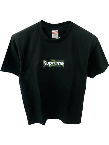 T57 BK Box Logo Round Short Sleeve TShirt Black Men's TShirt TSH - SUPREME - BALAAN 1