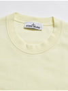 Men's Wappen Patch Sweatshirt Lemon - STONE ISLAND - BALAAN 4