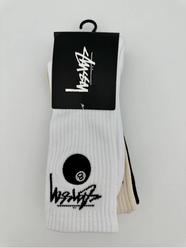 8 Ball Socks 3 Pack Set - STUSSY - BALAAN 9