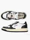 Medalist Leather Low Top Sneakers White Black - AUTRY - BALAAN 2