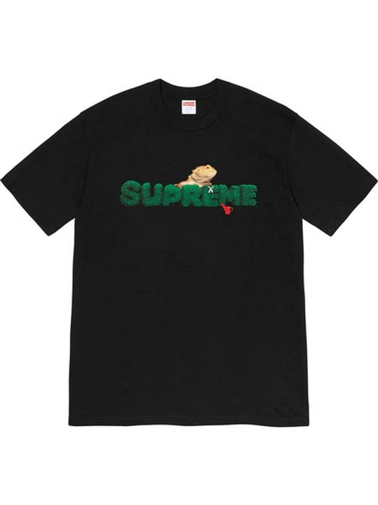 Lizard T shirt Black Supreme Tee - SUPREME - BALAAN 1