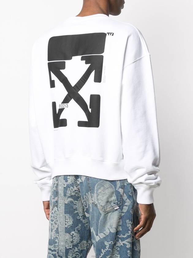 Tech Marker Sweatshirt White - OFF WHITE - BALAAN 6