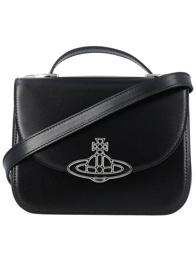 Linda Logo Plaque Cross Bag Black - VIVIENNE WESTWOOD - BALAAN 2