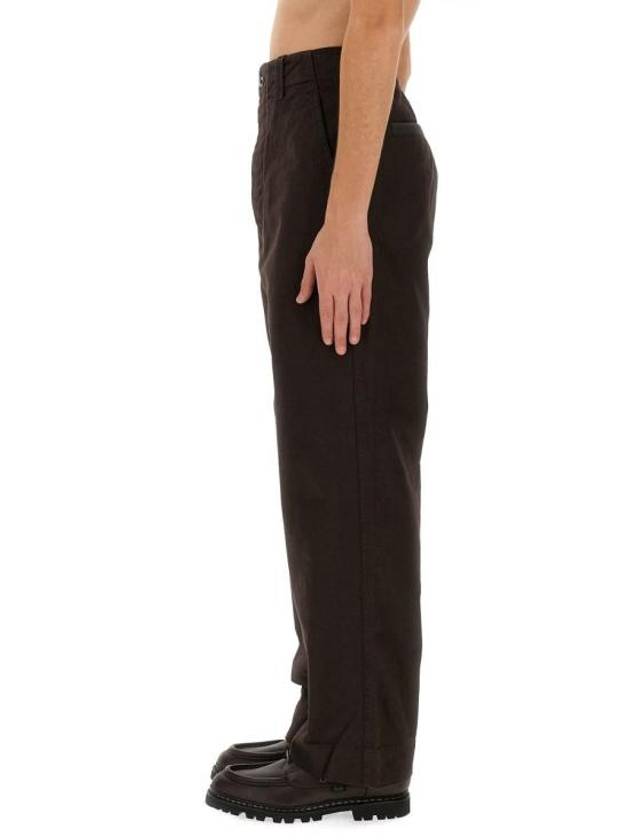 Straight Pants MHTR0099S24LCN EBO Free EBONY - MARGARET HOWELL - BALAAN 4