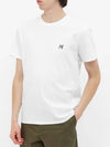 Grey Fox Head Patch Classic Short Sleeve T-Shirt White - MAISON KITSUNE - BALAAN 3