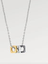 Monogram Bold Necklace Dark Ruthenium Gold Silver - LOUIS VUITTON - BALAAN.