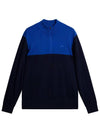 Jeff Half Zip Windbreaker Knit Top Jl Navy - J.LINDEBERG - BALAAN 2