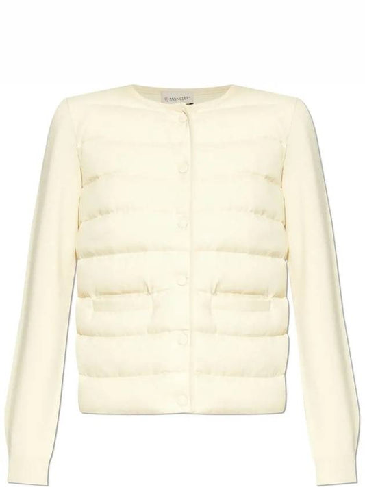 Mix Padded Jacket Ivory 9B000 06 M1131 004 - MONCLER - BALAAN 2