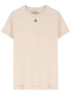 Embroided ORB Peru Short Sleeve T-Shirt Beige - VIVIENNE WESTWOOD - BALAAN 1