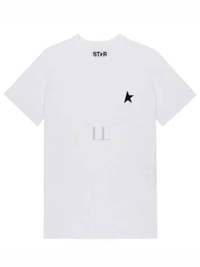 Black Star Collection Short Sleeve T-Shirt White - GOLDEN GOOSE - BALAAN 2