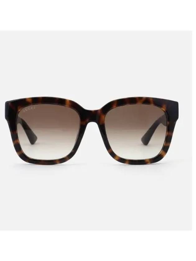 Eyewear Square Frame Sunglasses Brown Havana - GUCCI - BALAAN 2