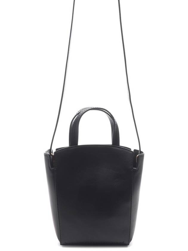 Clovelly Logo Leather Shoulder Bag Black - MULBERRY - BALAAN 5