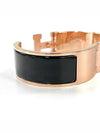 Click Clock H Bracelet Rose Gold Noir - HERMES - BALAAN 8