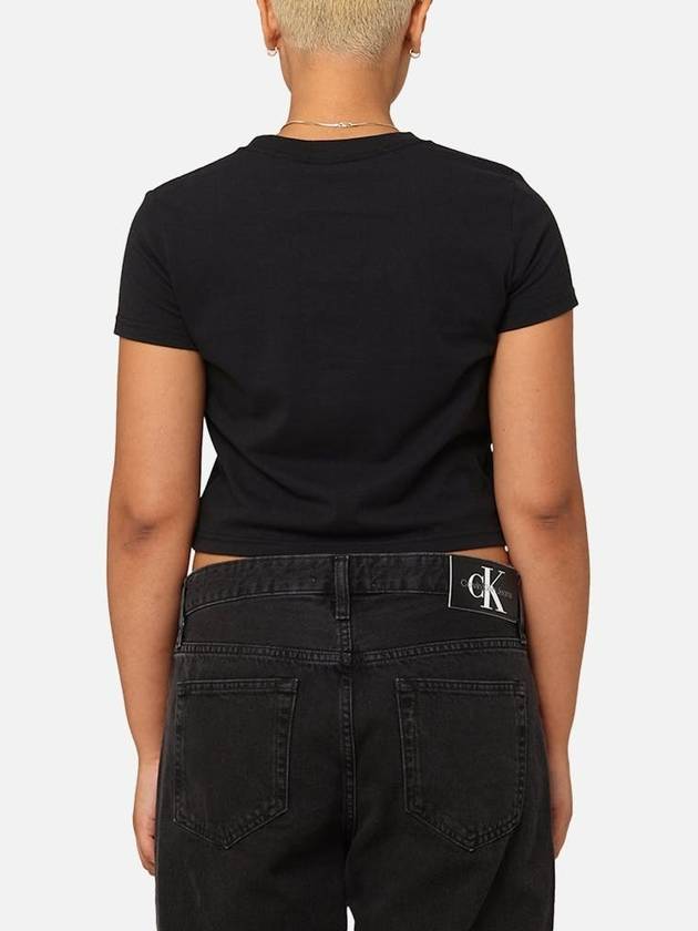 AU Australia DOLLIE slim crop t shirt ST1M0299 black WOMENS AU8 S 10 M 12 L - STUSSY - BALAAN 3