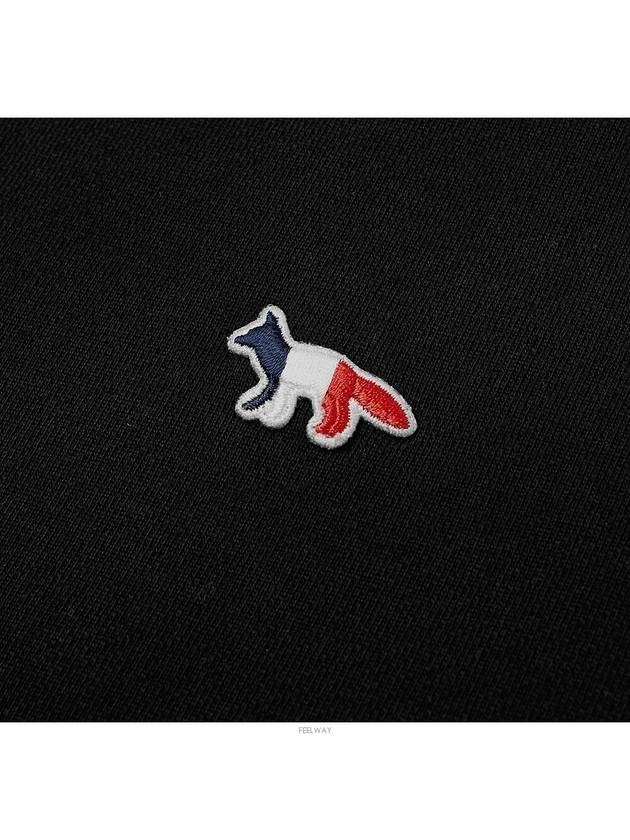 Tricolor Fox Patch Sweatshirt Black - MAISON KITSUNE - BALAAN 6